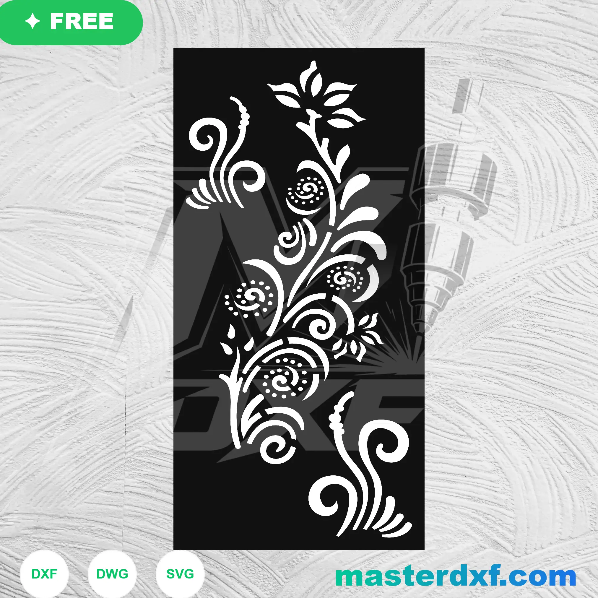 Geometric Cubist Interlocking Block Architecture Panel DXF File — Free Download for Laser CNC Plasma